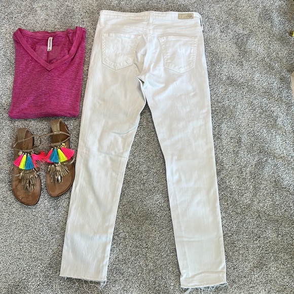 AG The Stevie Ankle in White - Picture 7 of 9